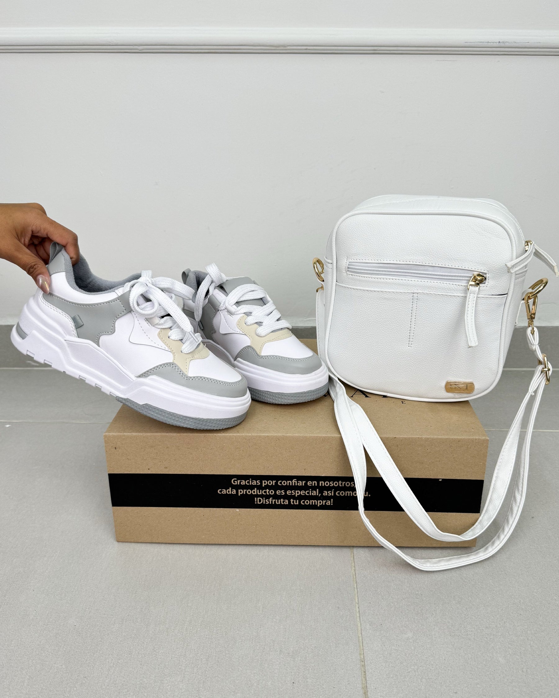 COMBOS DAMA TENIS + BOLSO