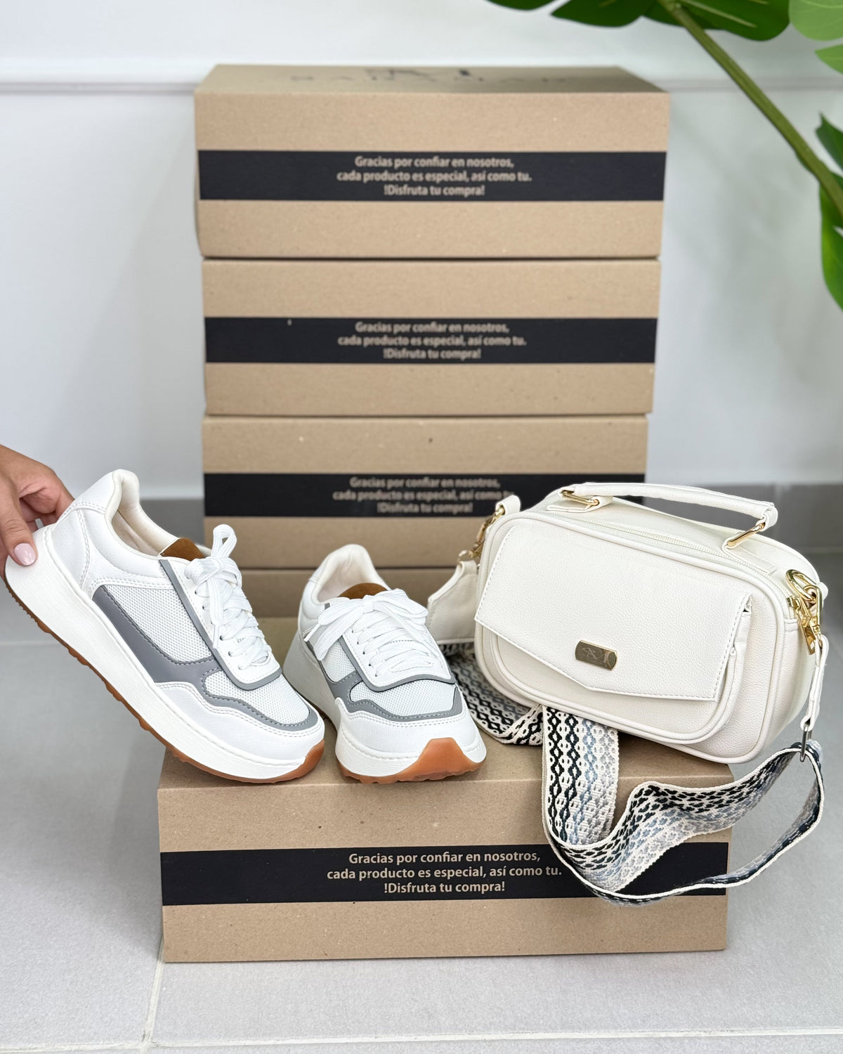 COMBOS PARA DAMA DE TENIS + BOLSO