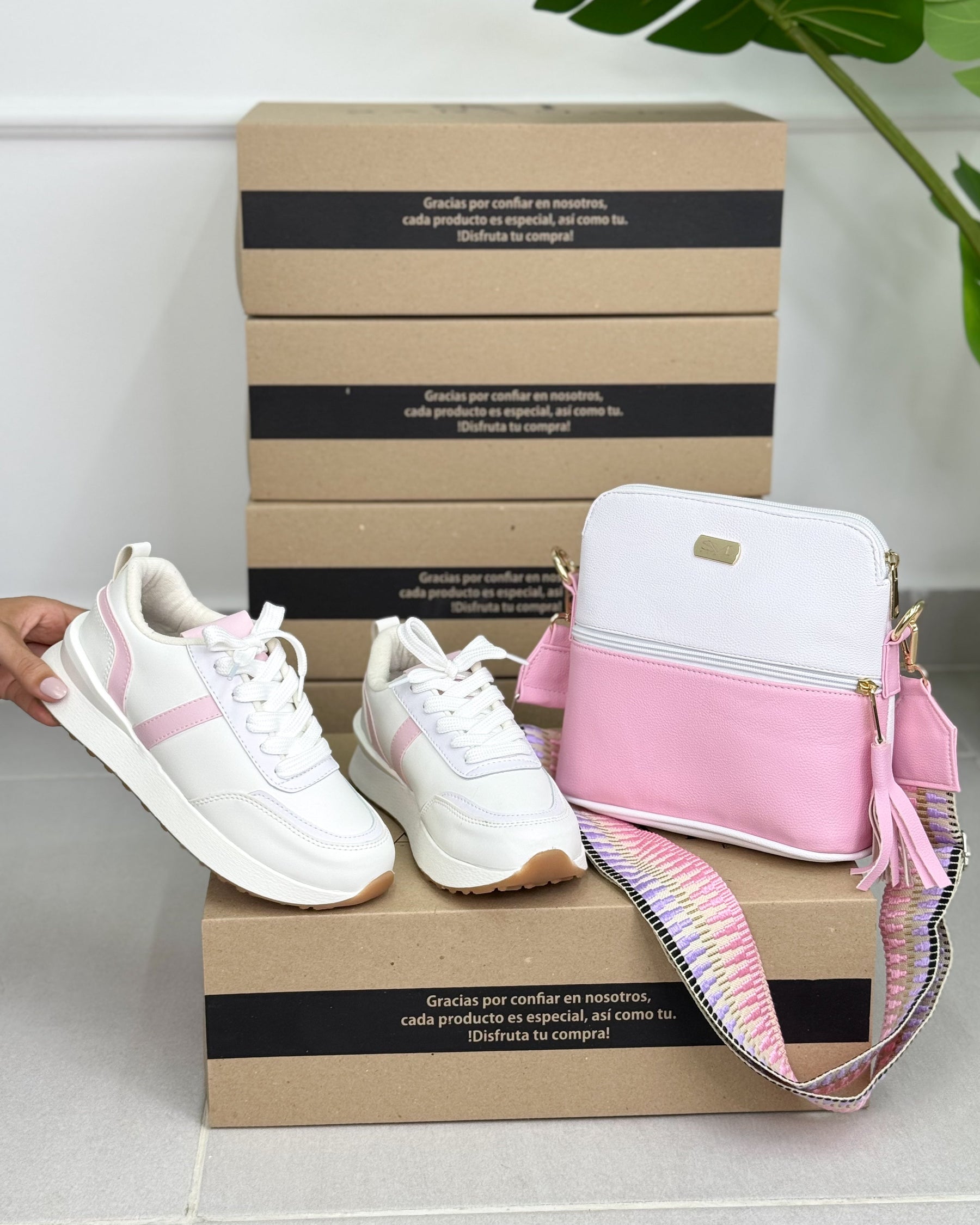 COMBOS PARA DAMA DE TENIS + BOLSO