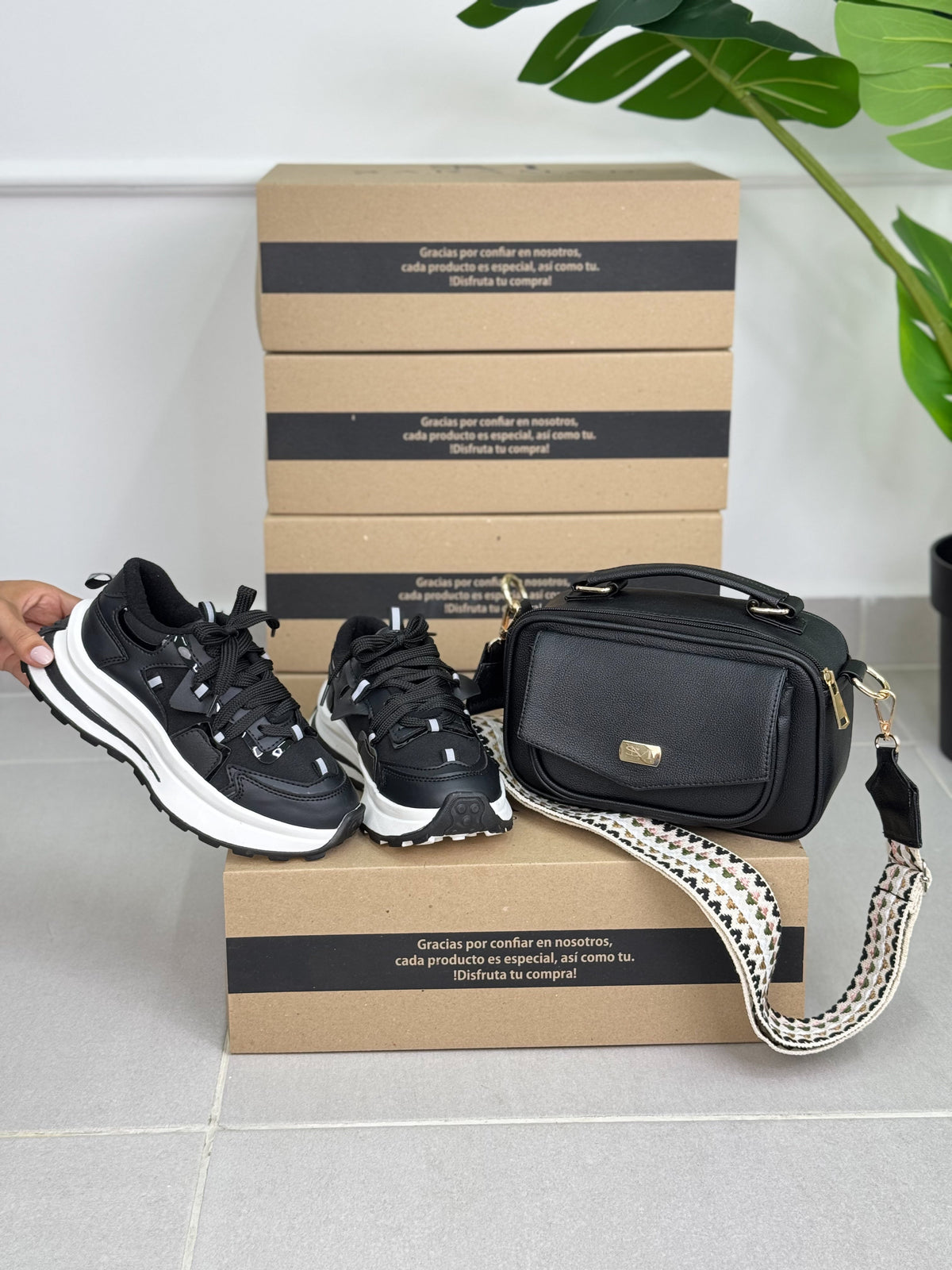 COMBOS PARA DAMA DE TENIS + BOLSO