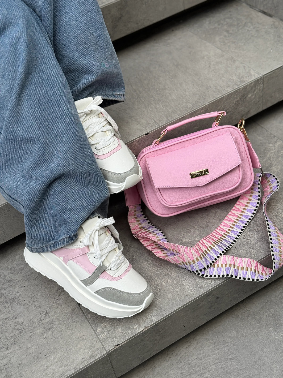COMBO TENIS ALICIA + BOLSO N308