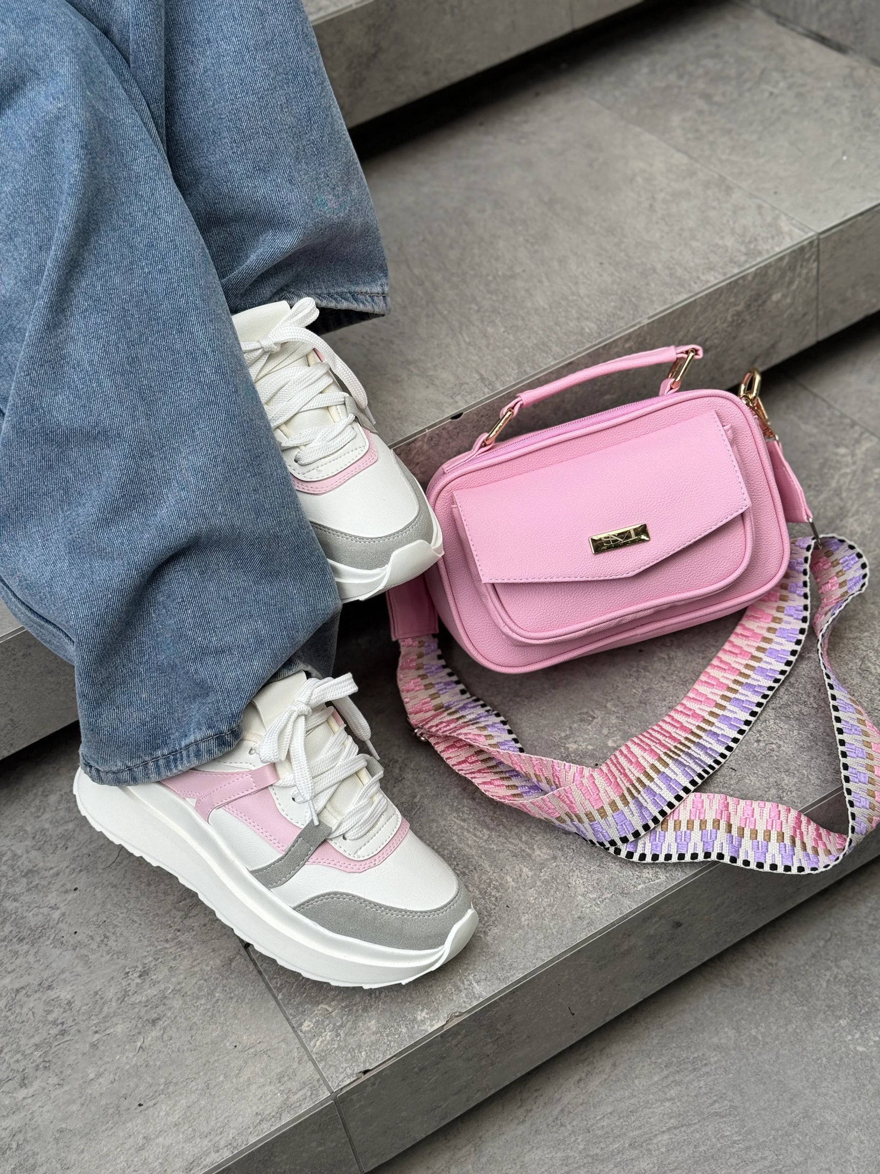 COMBO TENIS ALICIA + BOLSO N308