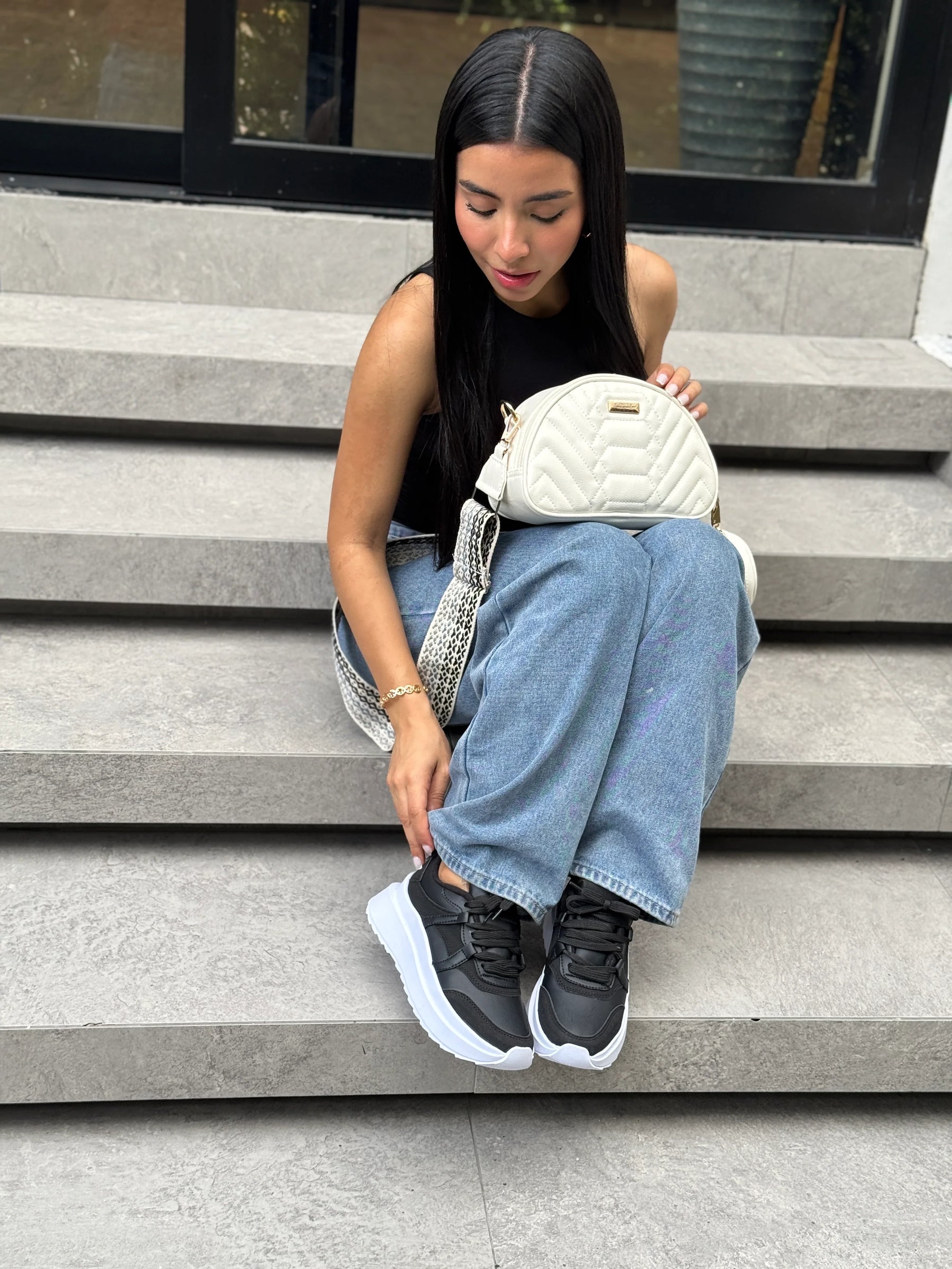 COMBO TENIS ALICIA + BOLSO N413