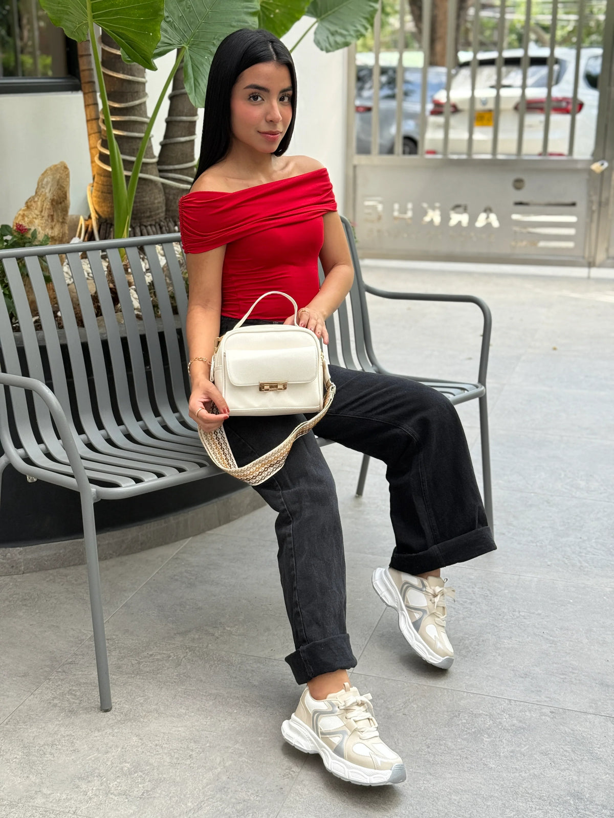 COMBO TENIS NOAH BEIGE + BOLSO N339
