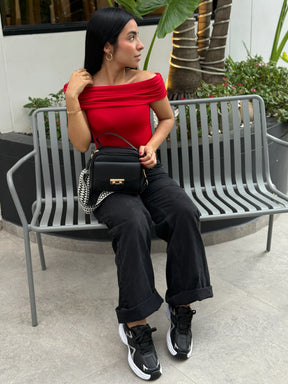 COMBO TENIS NOAH NEGRO + BOLSO N339
