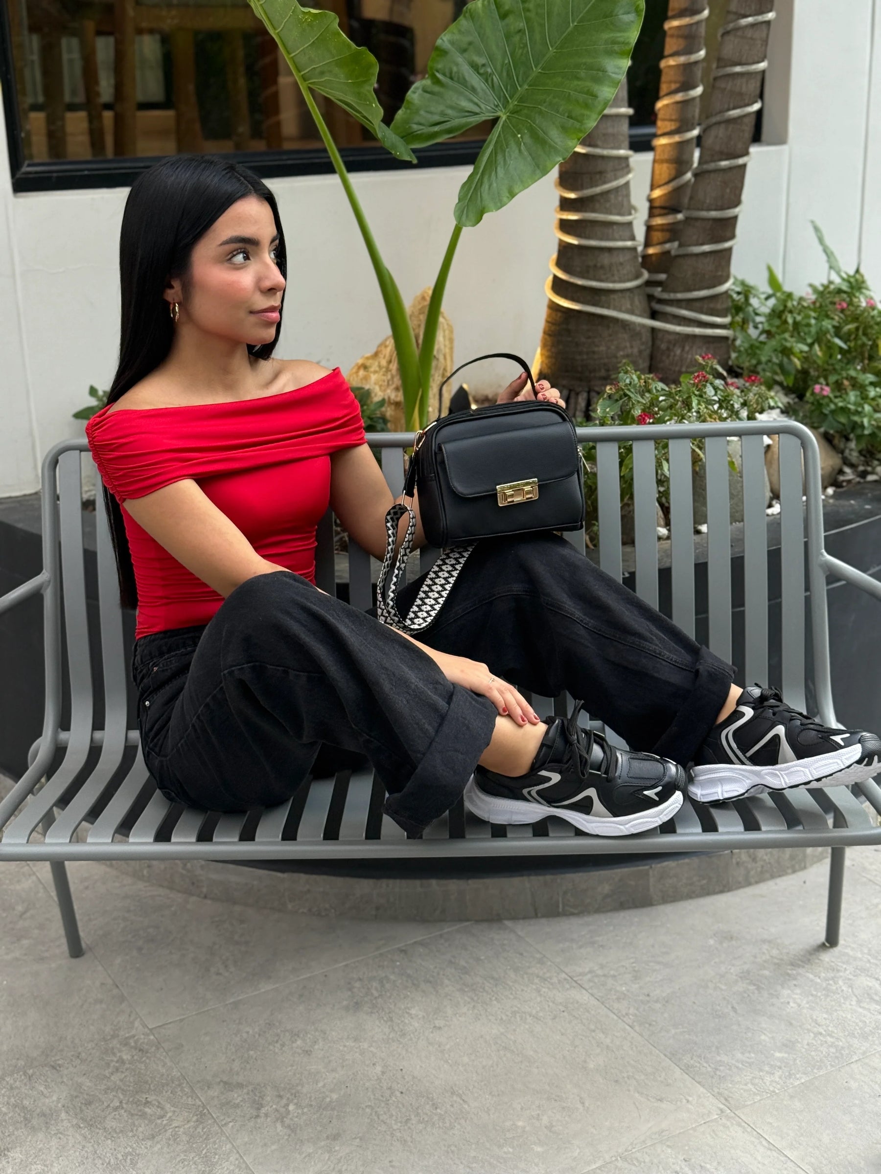 COMBO TENIS NOAH NEGRO + BOLSO N339