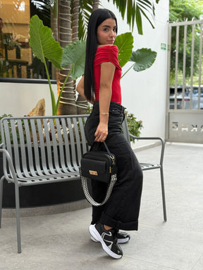 COMBO TENIS NOAH NEGRO + BOLSO N339