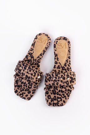SANDALIA PLANA I921 COW PRINT