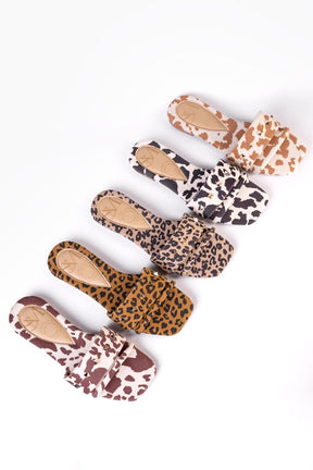 SANDALIA PLANA I921 COW PRINT